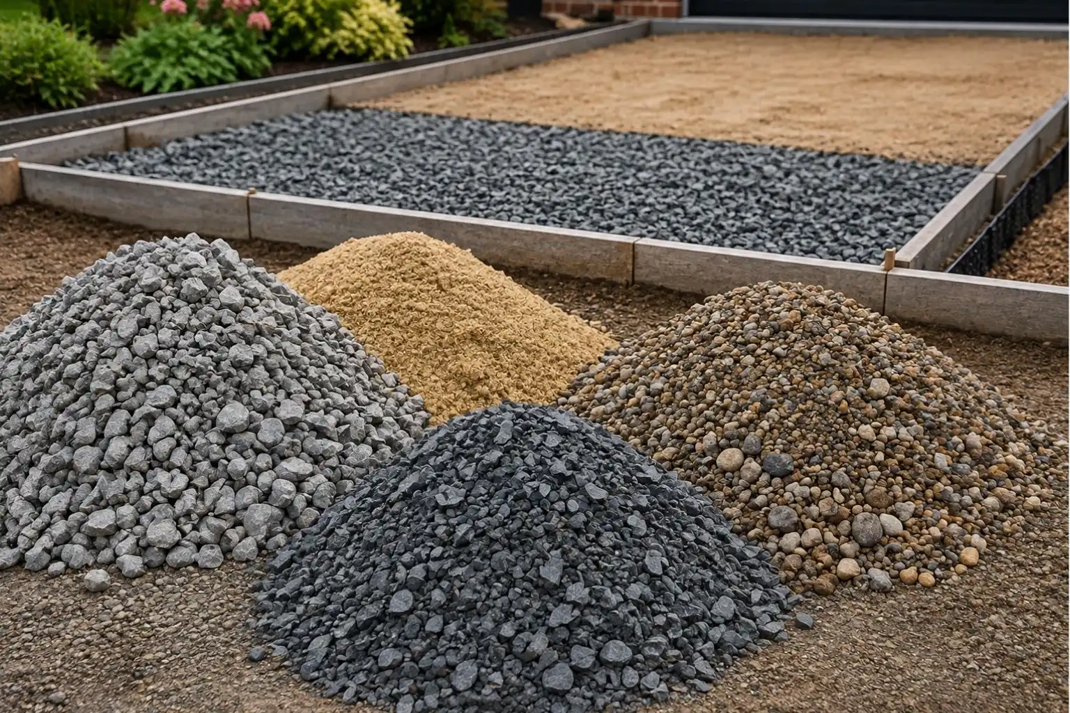 What is the best sub base for a driveway shown across resin, asphalt and concrete
